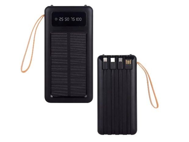 &u+ POWER BANK 15000MAH SOLAR 3 EN 1 MICRO - TIPO C - IPHONE (8705b)